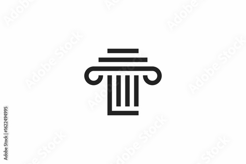 Letter L Law Logo
