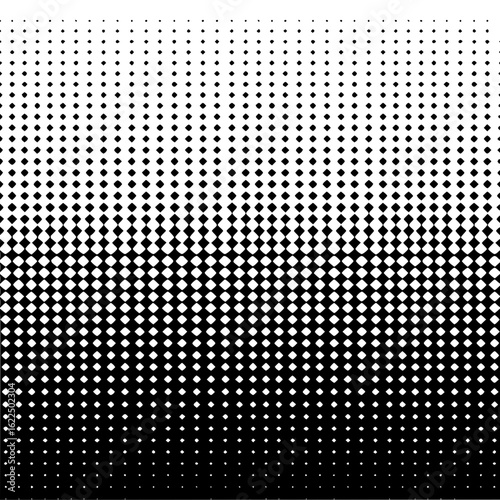 Halftone pattern black and white gradient dotwork texture background for design and creative projects use