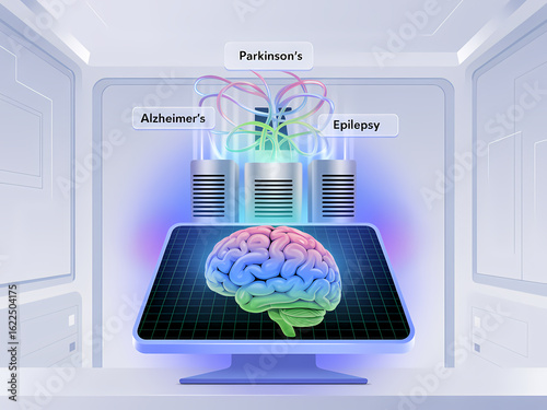 a conceptual diagram of an AI system, labeled 