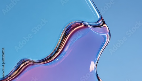 Abstract Liquid Colors Background Design