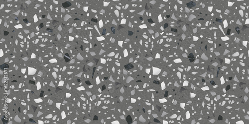 grey Colored carpet texture background,Terrazzo golden seamless pattern.
