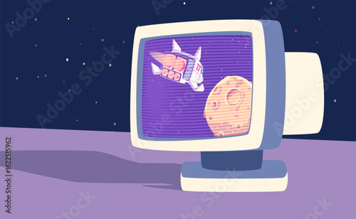 Space Adventure on Distant Planet Screen