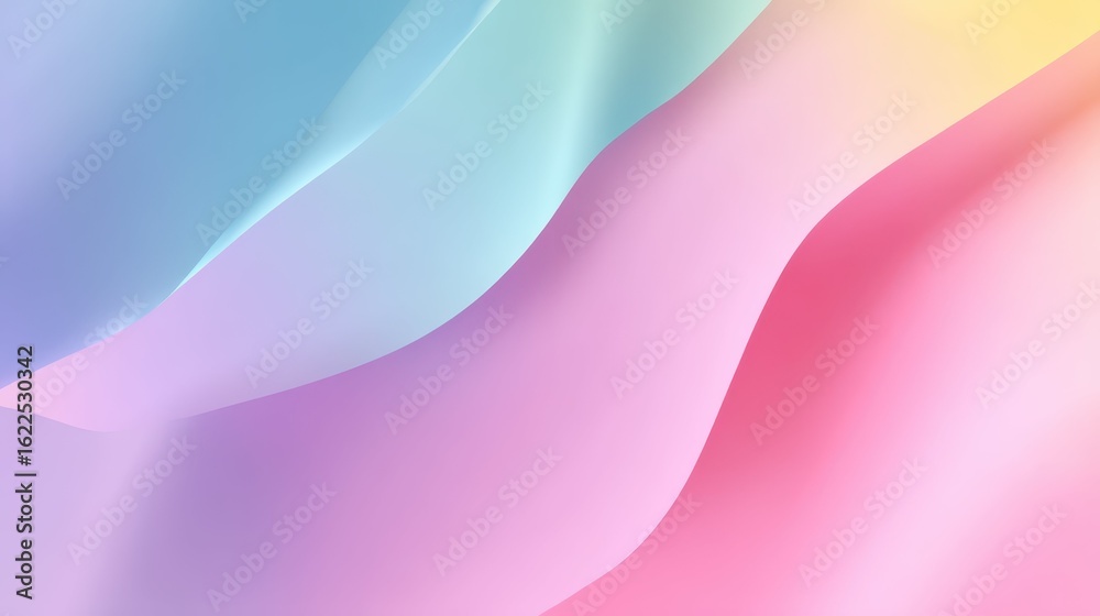 Obraz premium Soft Pastel Gradient Background with Subtle Lighting Effects