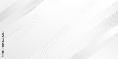 Abstract white sporty background vector template with sparkling lines and lights. White background with a strong pattern design.