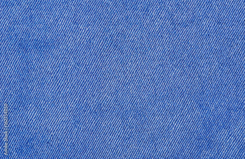 Blue denim texture background in natural fabric style  