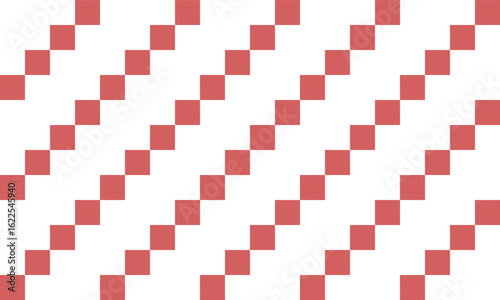 Pink square block stair step of block square repeat pattern, replete image, design for fabric printing, patter print
