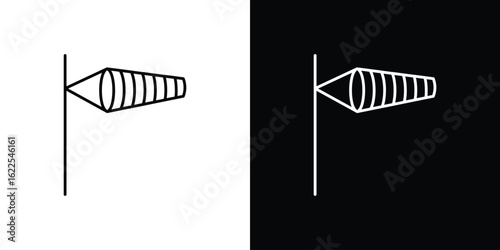 Windsock icons pack suitable for web and infographics