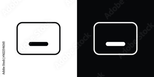 Window Minimize icons pack suitable for web and infographics