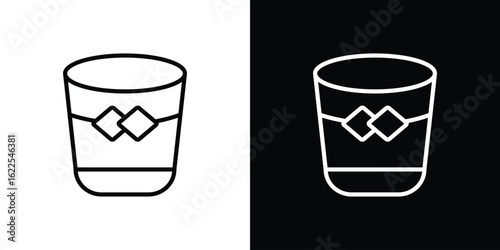 Whiskey Glass icons pack suitable for web and infographics