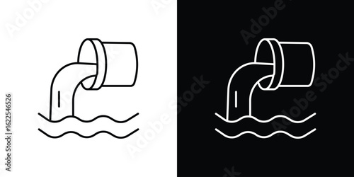 Wastewater icons pack suitable for web and infographics