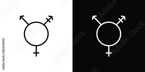 Transgender icons pack suitable for web and infographics