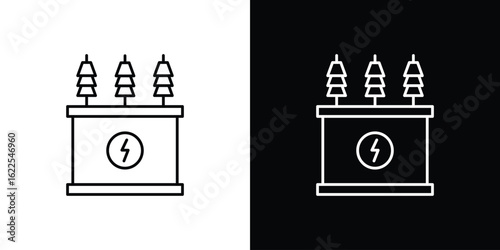 Transformer icons pack suitable for web and infographics