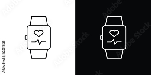 Smart watch icons pack suitable for web and infographics
