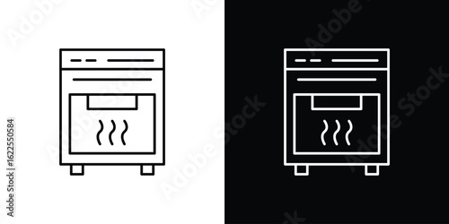 Oven icons pack suitable for web and infographics