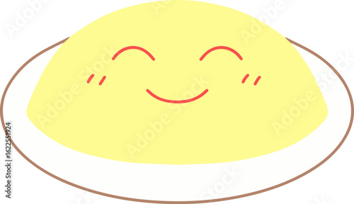 fried rice wrapped in a thin omelette
