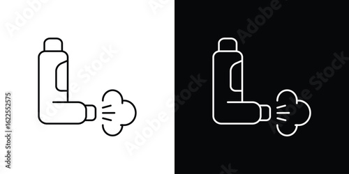 Inhaler icons pack suitable for web and infographics