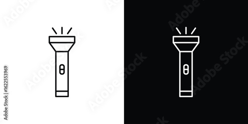 Flashlight icons pack suitable for web and infographics