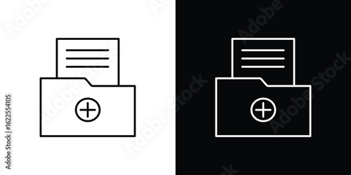 File medical icons pack suitable for web and infographics