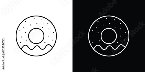 Donut icons pack suitable for web and infographics