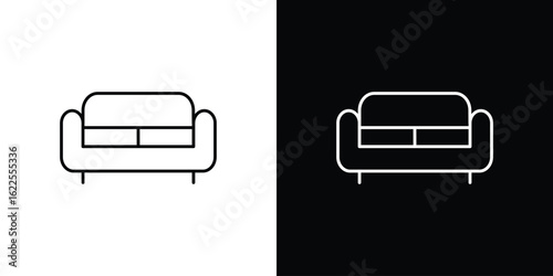 Couch icons pack suitable for web and infographics