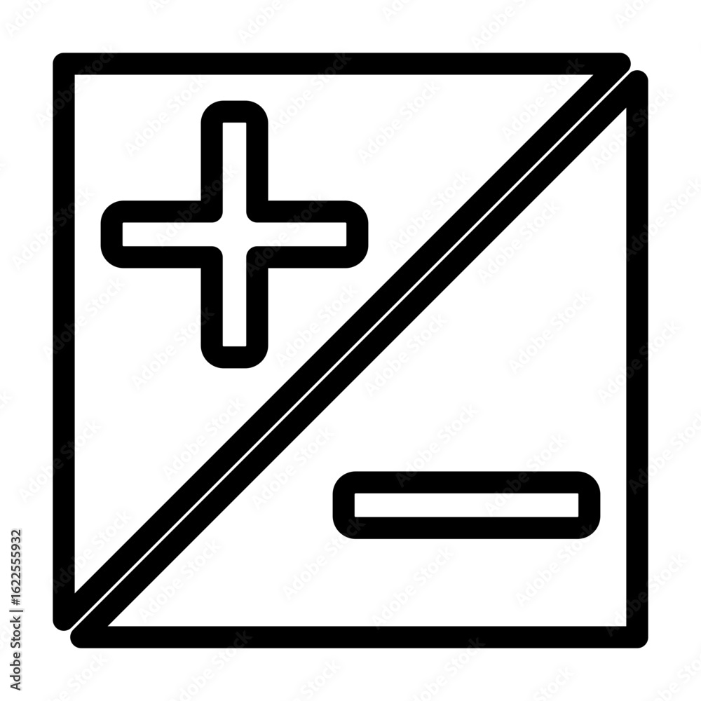 Obraz premium exposure line icon