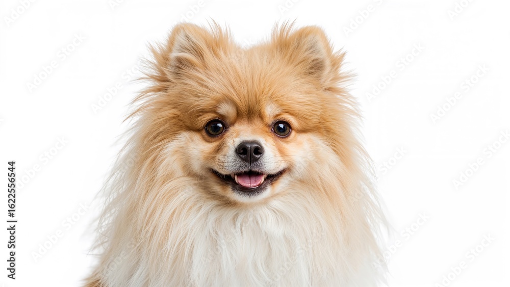 Obraz premium Headshot of a tiny furry canine