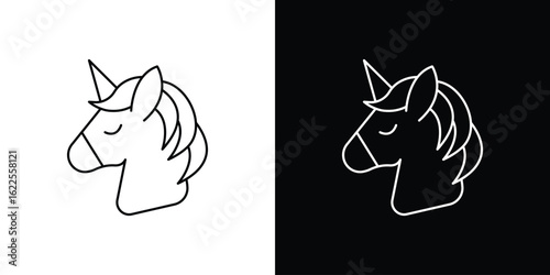 Alicorn icons pack suitable for web and infographics