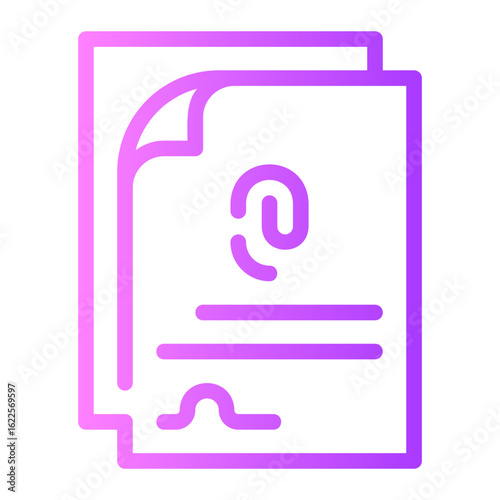 identification gradient icon