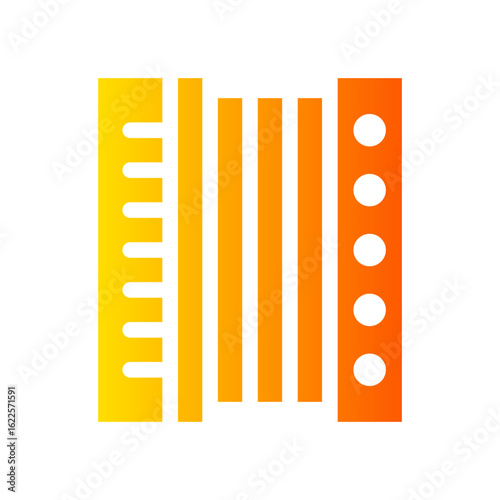 accordion gradient icon