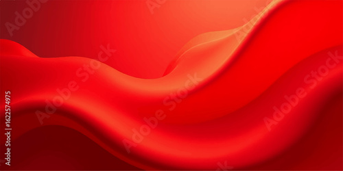 Abstract Red Wave and Line Pattern for Energetic and Passionate Design.