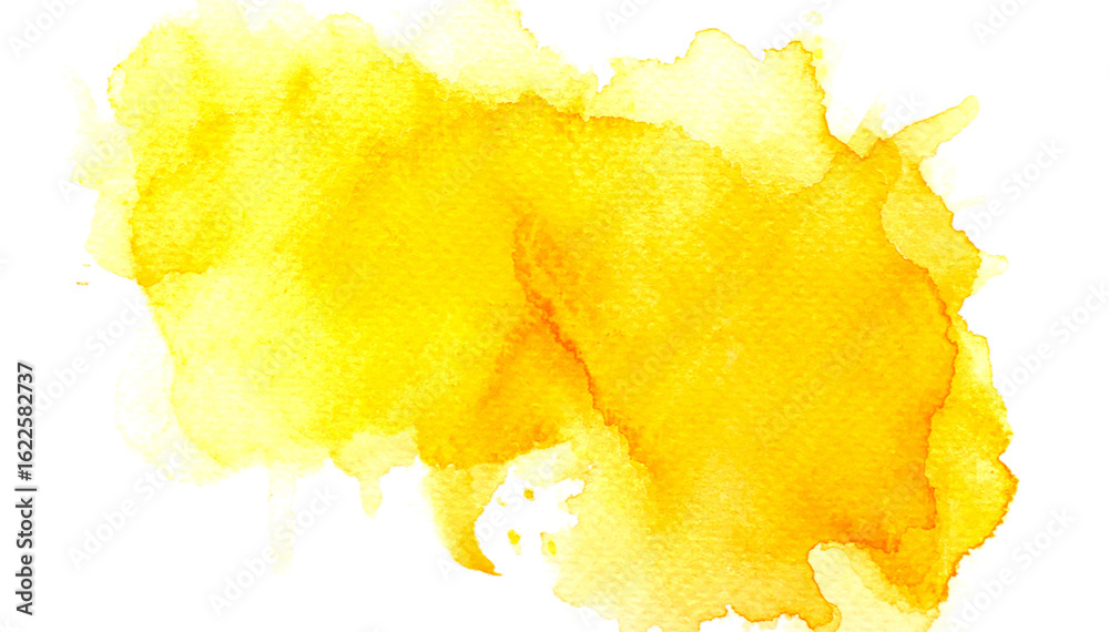 custom made wallpaper toronto digitalBright yellow water color painting splash, an abstract artistic ink stain design. A Transparent Background Png image Isolated on white background for creative use.