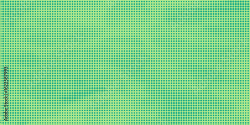 Turquoise pop art background with halftone polka dots in retro comic style, vector illustration template eps10