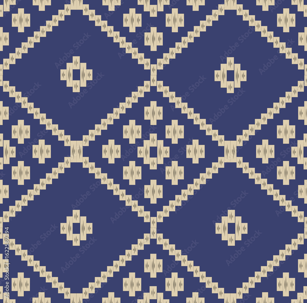 Obraz premium seamless knitted pattern