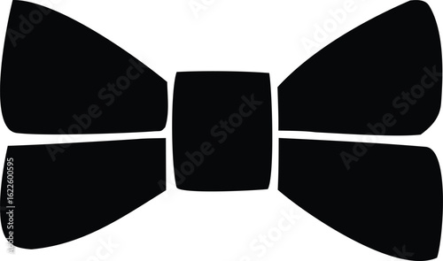 bow, tie Silhouette Vector Design