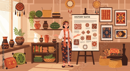 Batik Heritage: Cultural Exhibition With Traditional Designs And Artisanal Display
