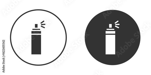 Spray can icon in glyph style for web Design. UI UX icons