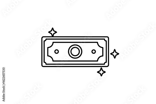 cash bonus incentive icon currency finance reward payment