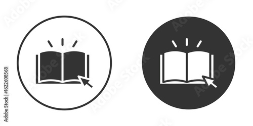 Guide icon in glyph style for web Design. UI UX icons