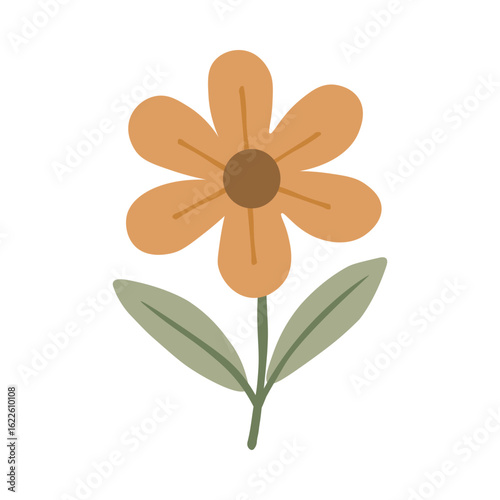 vector illustration of a flower