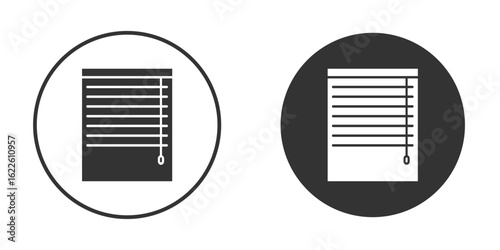Blinds icon in glyph style for web Design. UI UX icons