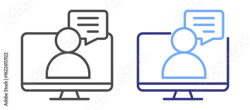 Online Counseling icon color