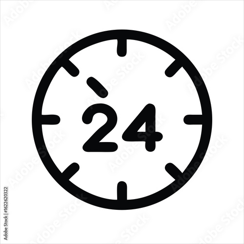 A bold red clock face with a simple bubble alarm symbolizes the urgent need for action as the final minutes tick down on a 24-hour deadline