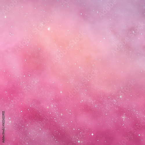 Pink Glitter Background With Pastel Colors