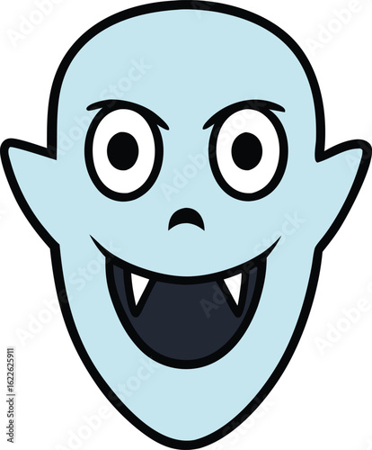 ghoul smile on transparent background