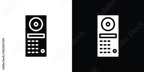 Intercom icon set Vector Design for mobile concept and web design.