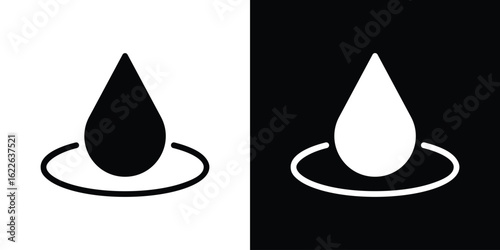 Drop icon set Vector Design for mobile concept and web design.