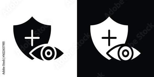 Vision insurance icon set Vector Design for mobile concept and web design.