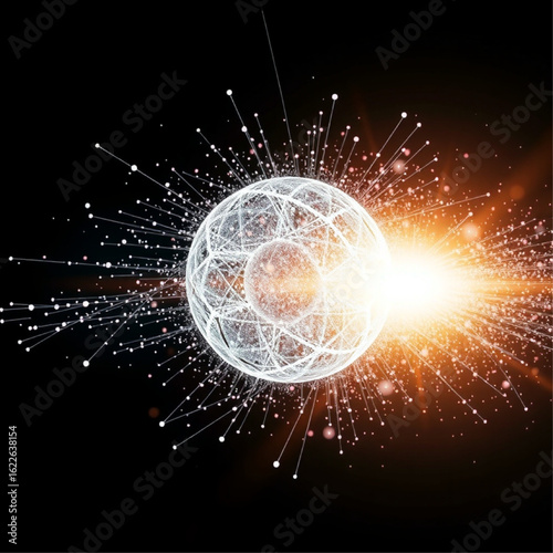 AI Technology Background.