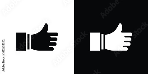Thumb up icon set Vector Design for mobile concept and web design.