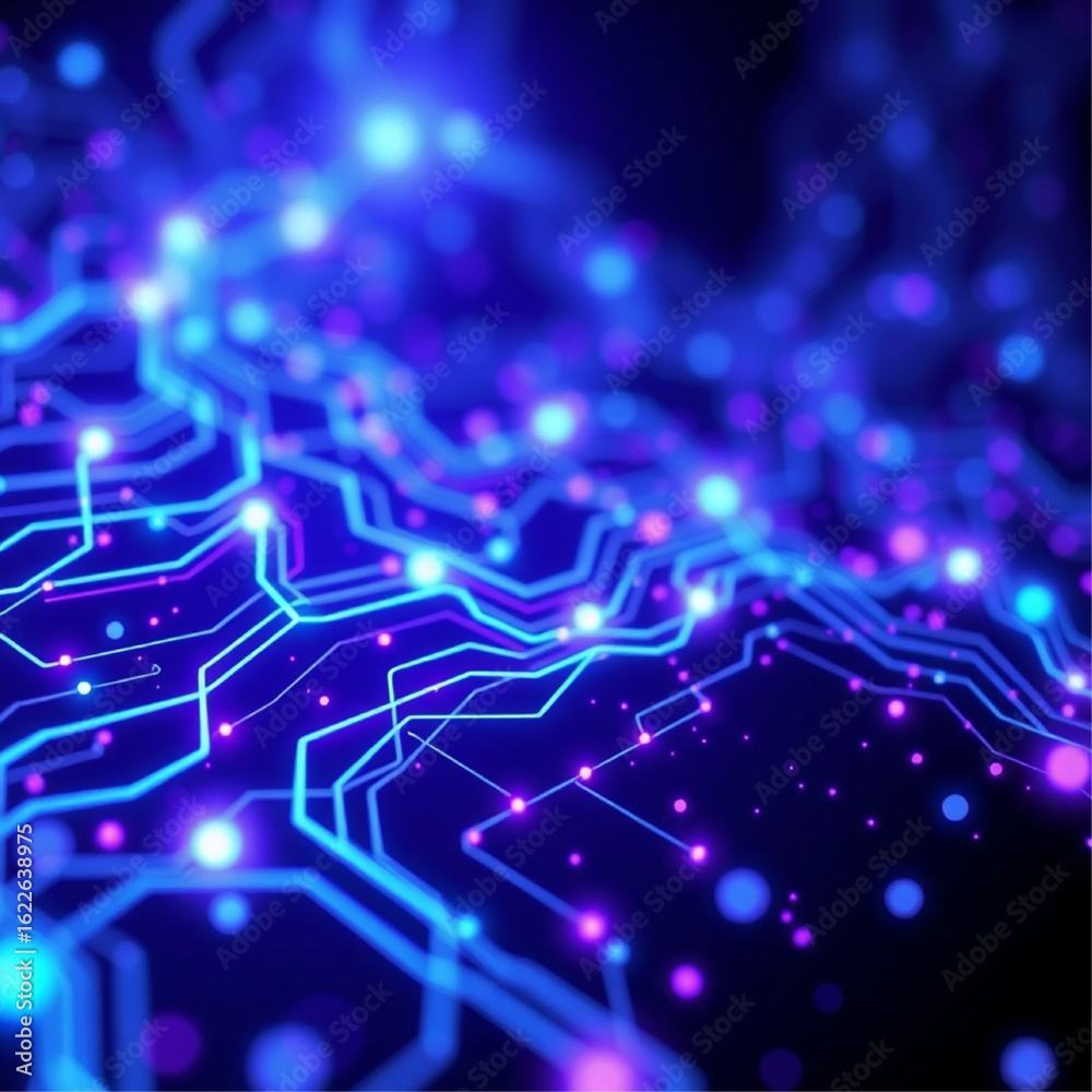 Obraz premium AI Technology Background.